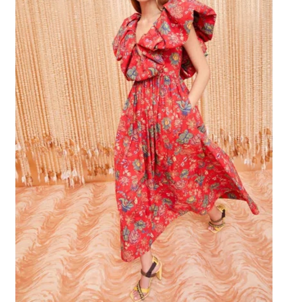 NWT Ulla Johnson Francesca Dress - Hibiscus Sz 6